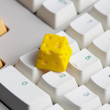 Swiss Cheese Resin Artisan Keycap