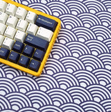 Japanese Seigaiha Wave Desk Pad