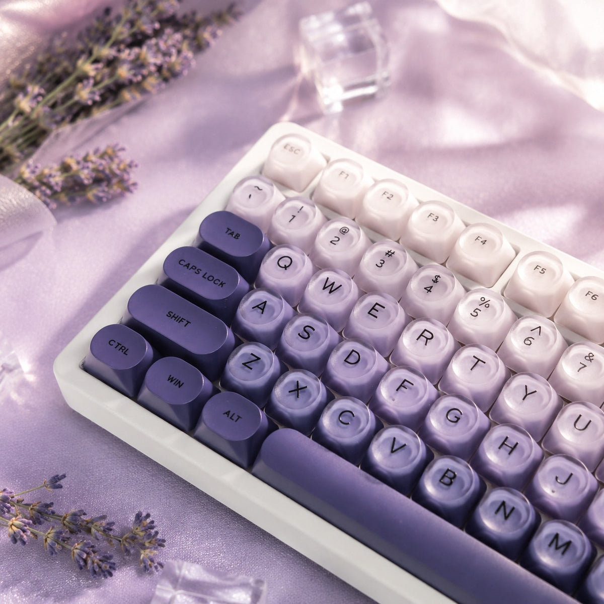 Purple Foundation Liquid Keycap Set