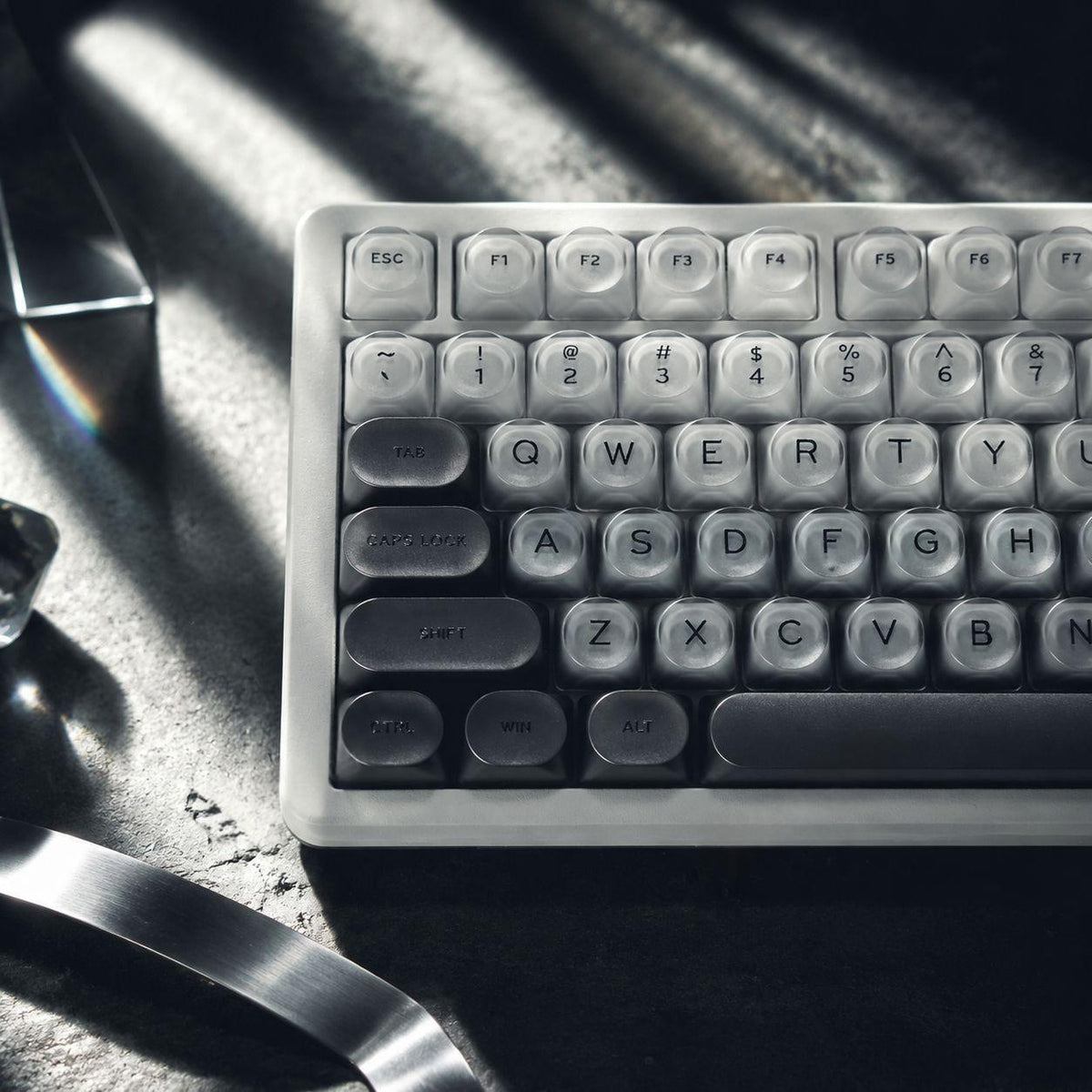 Gray Foundation Liquid Keycap Set
