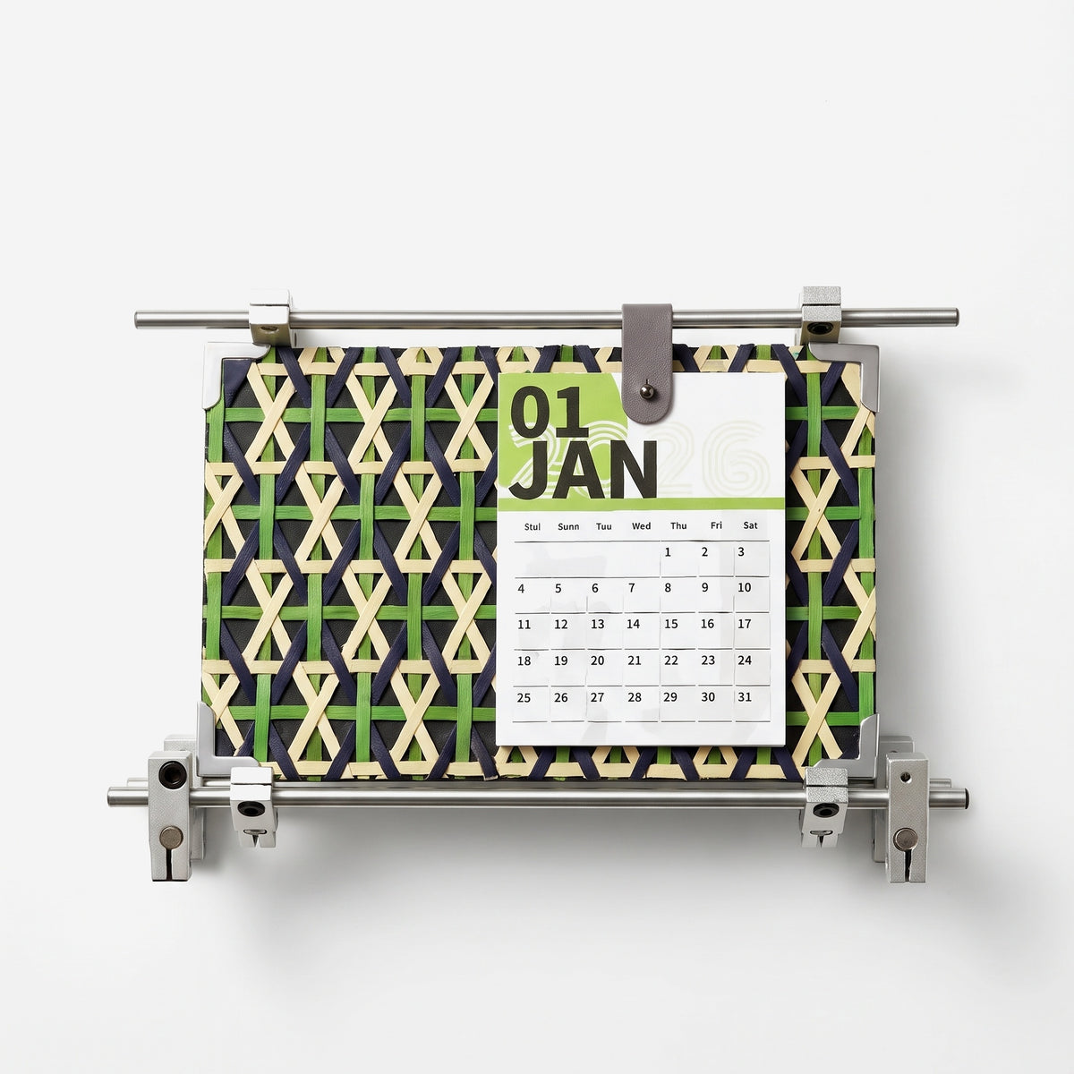 Bamboo Light and Shadow 2027 Desk Calendar