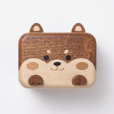 Shiba Inu Ebony Wood Tissue Box