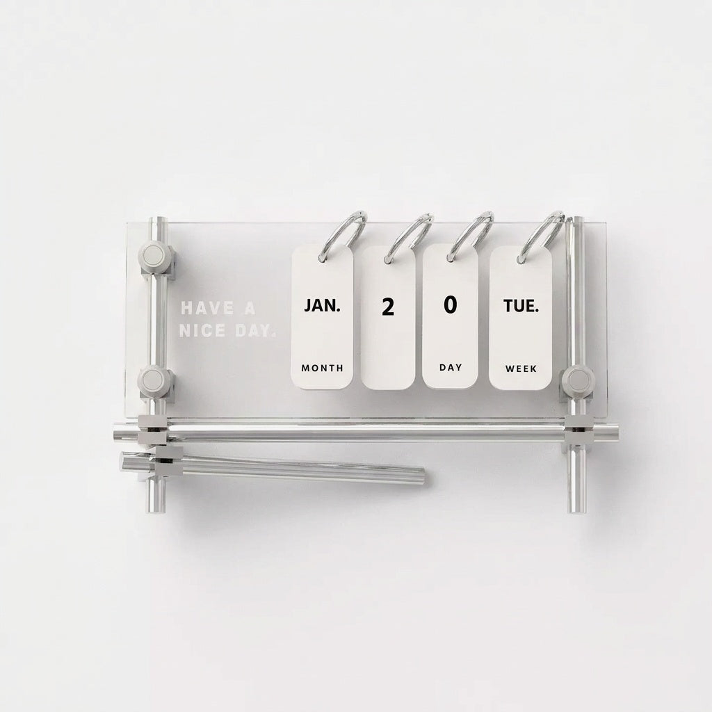 Acrylic Flip Calendar Desk Ornament