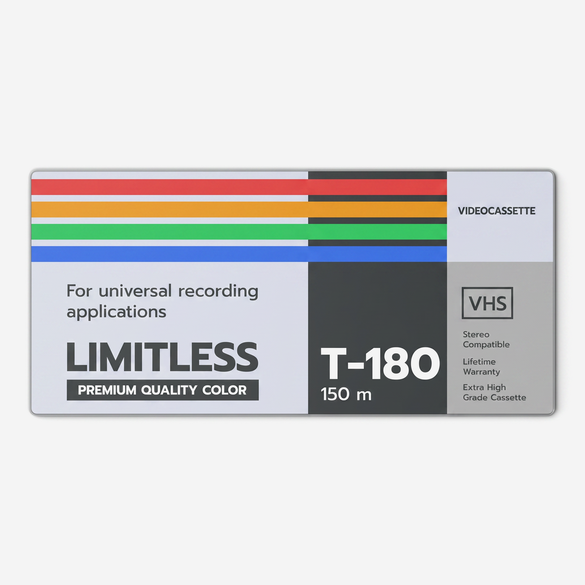 LIMITLESS T-180 Retro Cassette Deskpad