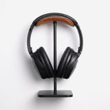 Vintage Hand-Stitched Leather Headphone Stand
